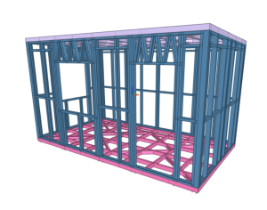 Nowoczesny Kontener Biurowy 13m² | 4,8 x 2,7m | Całoroczny, Przeszklony
