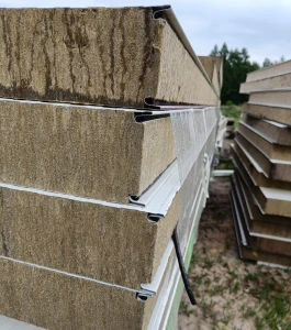 Płyta ścienna z rdzeniem z wełny skalnej 120mm